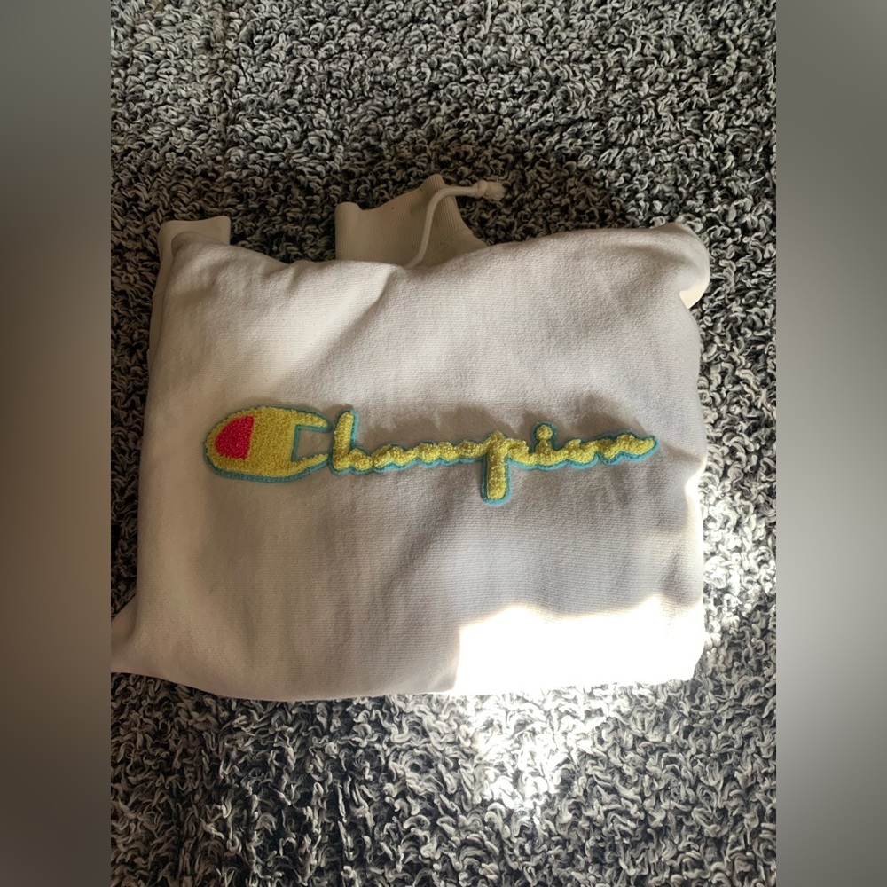champion hoodie youth size large